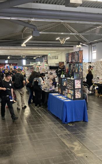 Artisan’s market at German Comic Con Spring Edition 2023, Dortmund, Germany.