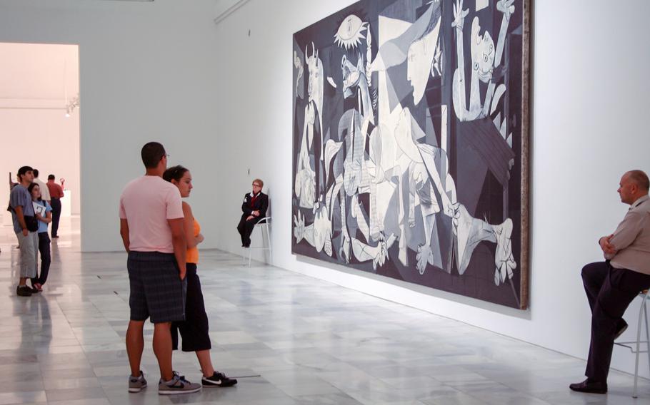 Picasso’s “Guernica” at the Museo Reina Sofia, Madrid