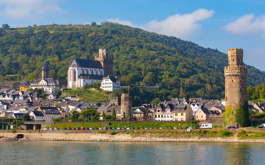 A view of Oberwesel form across the Rhine River