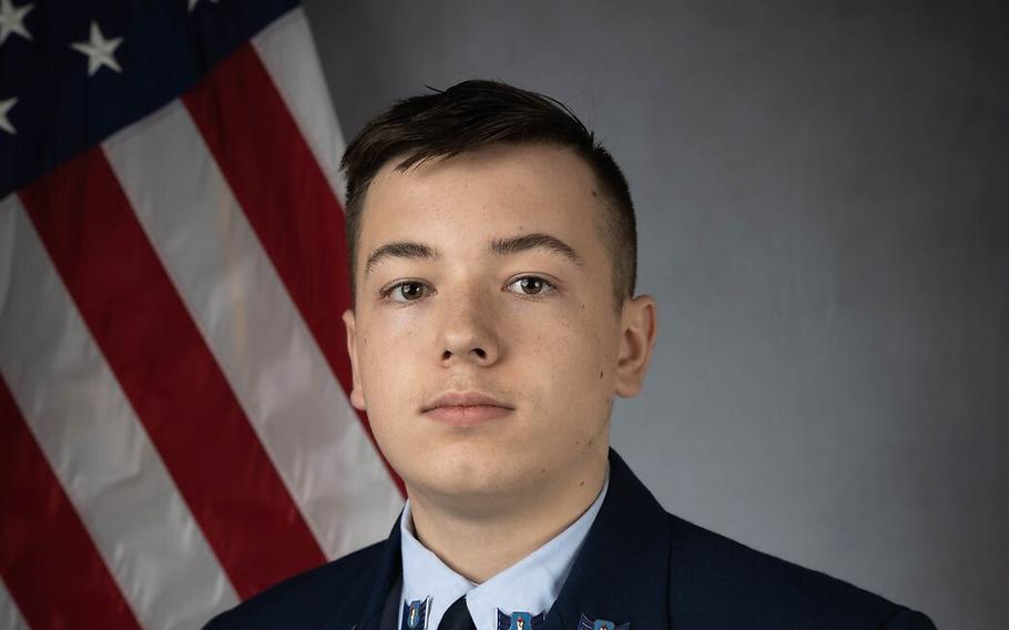 Aiden Wall’s Air Force JROTC photo