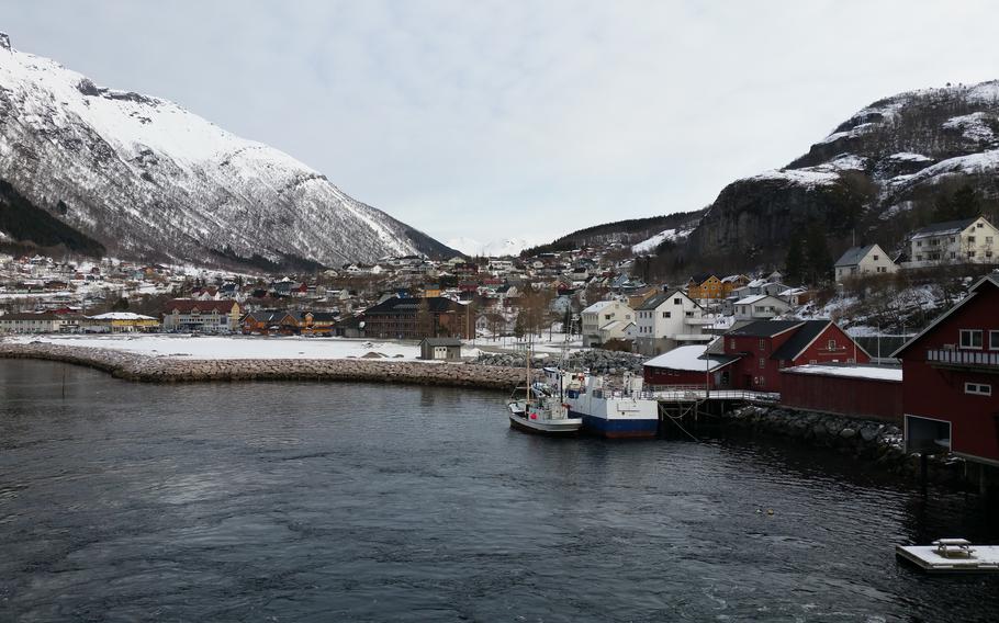 Small fjord town in Norway