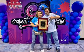 Pebbles Sambolanay from the Vogelweh Teen Center was named the 2025 Keystone Advisor of the Year by the Boys and Girls Clubs of America (BGCA) at the annual Keystone conference held in Chicago this year. 