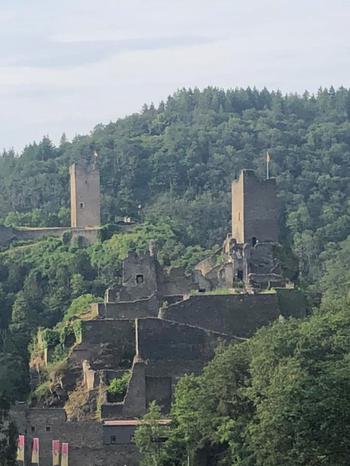 Upper and lower castles of Niederberg Mandersheid