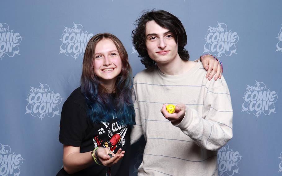 Photo op with Finn Wolfhard at German Comic Con Spring Edition 2023. Dortmund, Germany