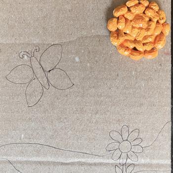 Mosaic craft: step four 