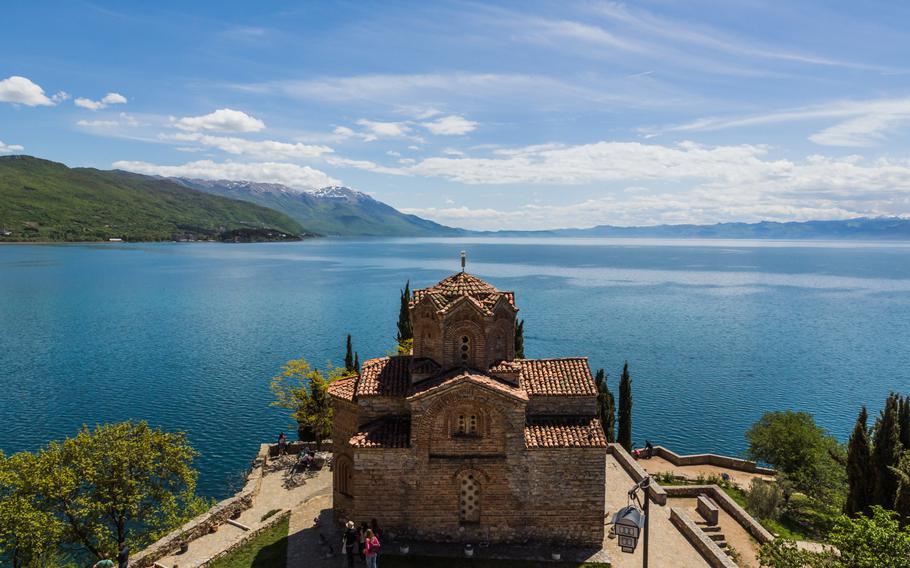 Church of St. John the Baptist in Ohrid, North Macedonia