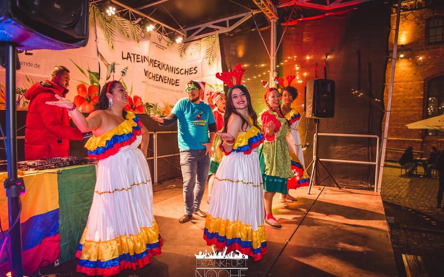 Dancers at Latin American Weekend in Stuttgart