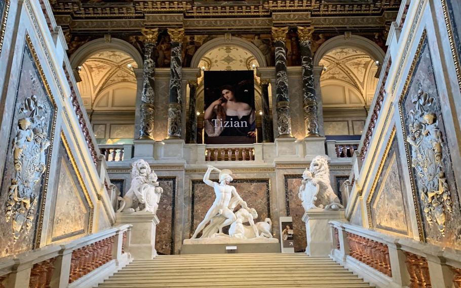 Interior of Kunsthistoriche Museum in Vienna