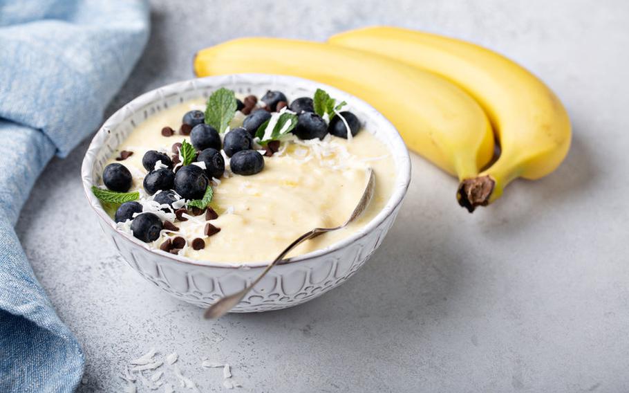 Healthy banana ice cream