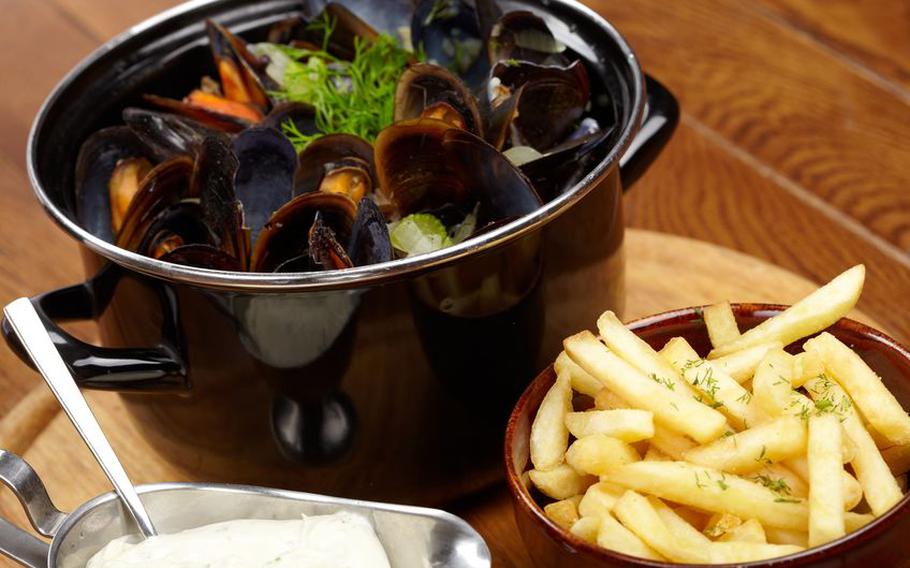 Seafood and French fries