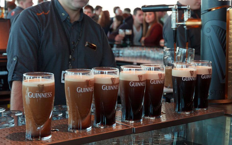 Pints served at the Guinness Brewery in Dublin | Photo by jvdwolf