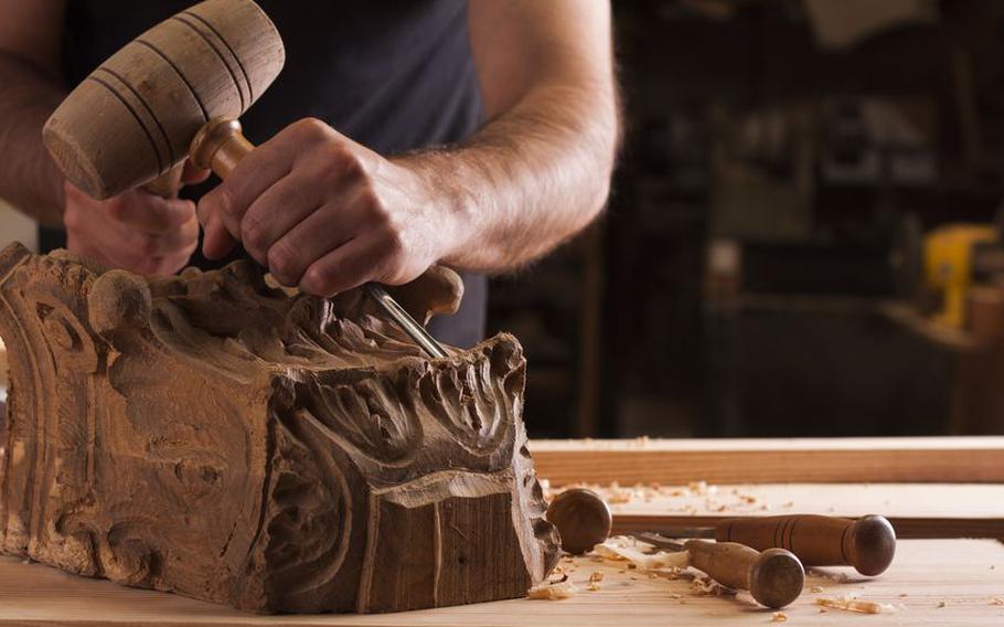 Carving wood