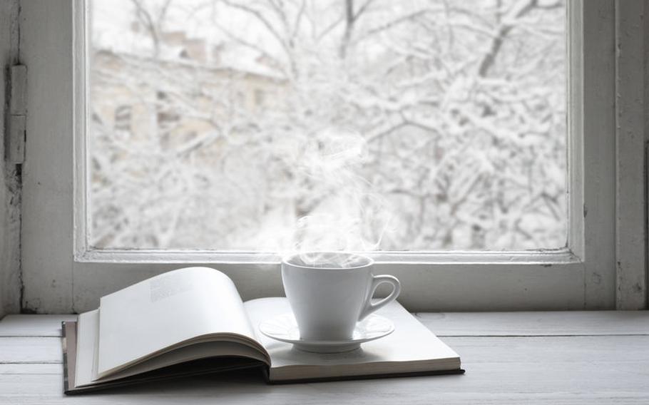 Book next to window