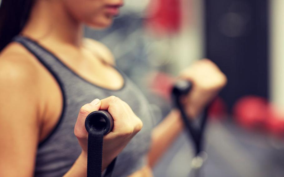 Woman working out