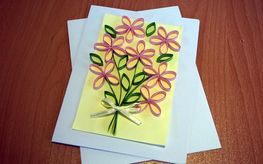 Jola's creations card of flower