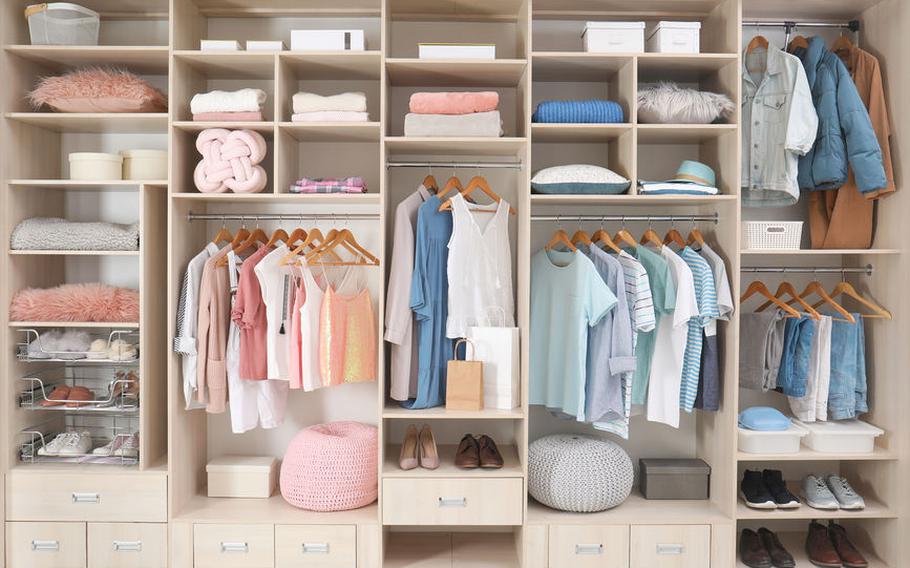 Organized closet