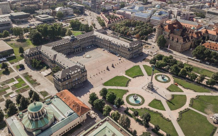 Aerial view of Stuttgart