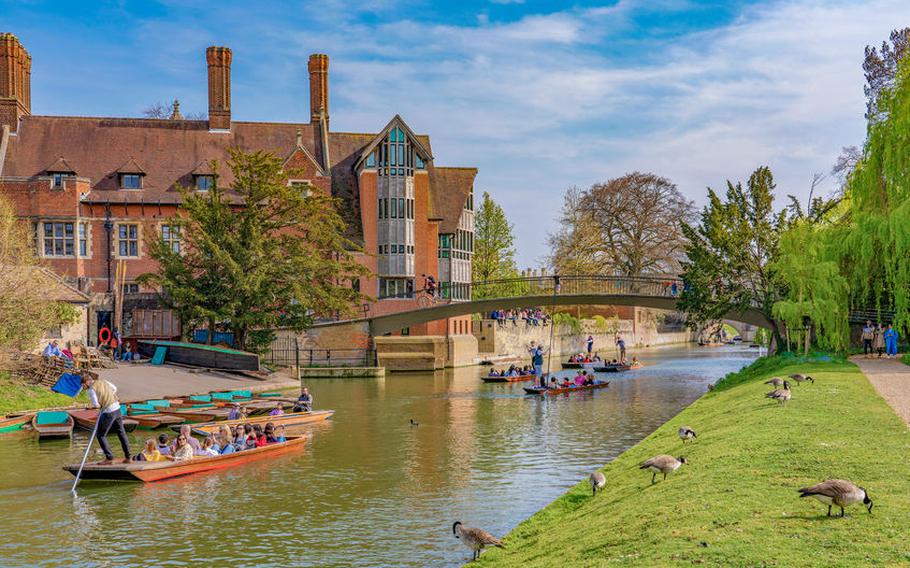 Scenery of the famous river Cam on a sunny day | Photo by Gabriel Murad via 123RF.