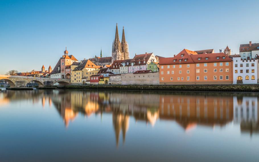 Regensburg and stone bridge