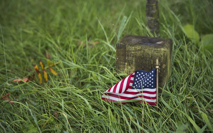 Flag in ground