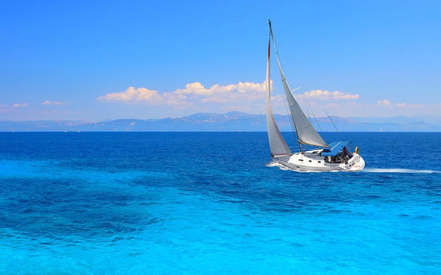 Sailboat on water