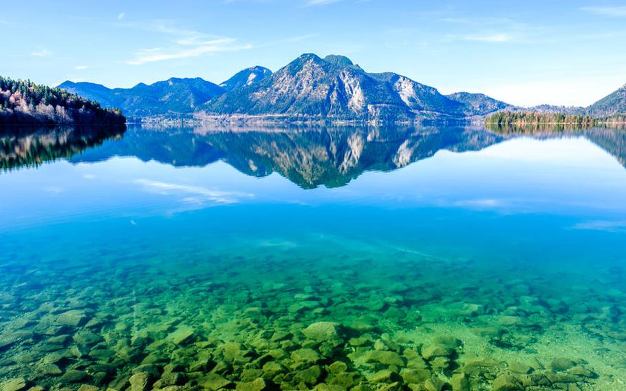 Mountain and lake