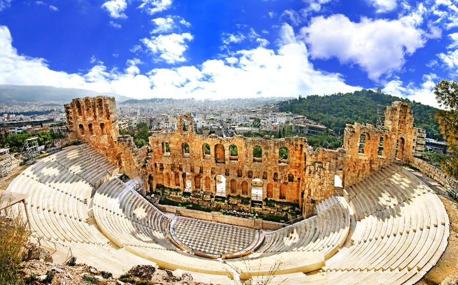 Ancient theater in Acropolis