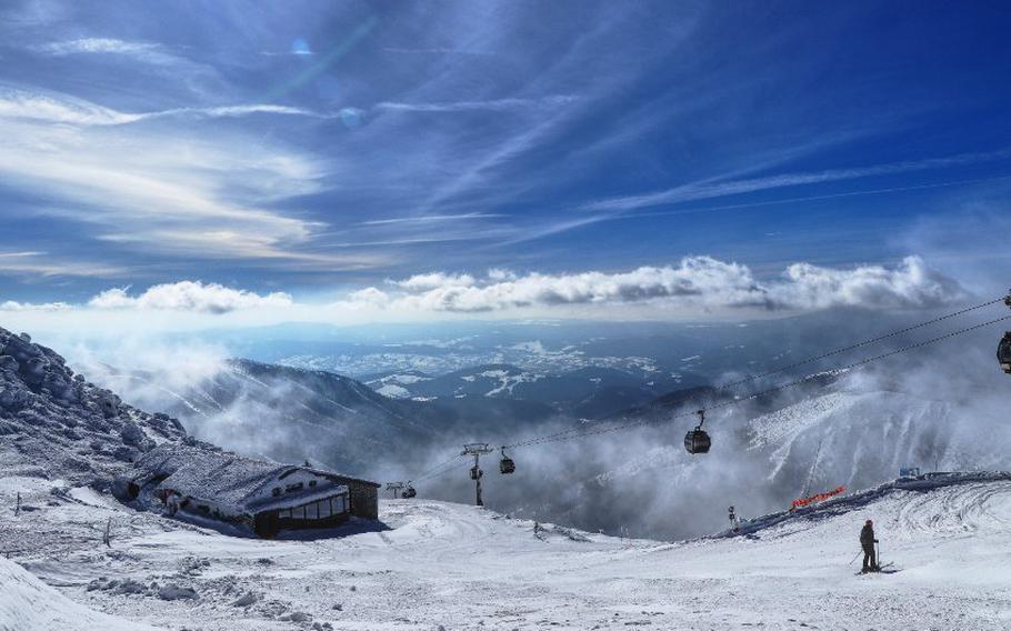 Ski resort in low Tatras, Slovakia