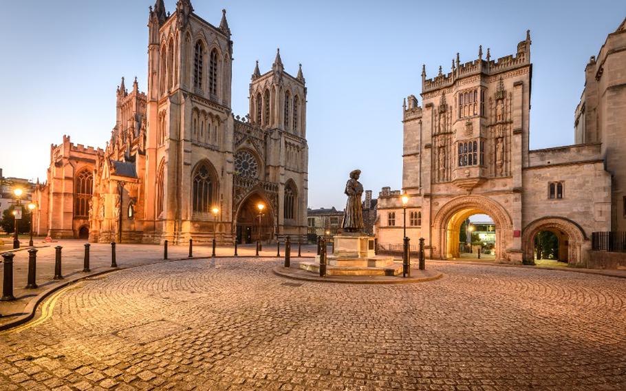 Bristol Cathedral and central library