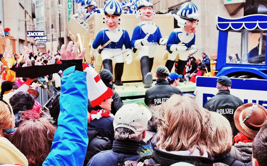 Carnival parades back in force throughout much of Germany